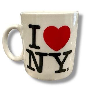 NYC White Mug with Red Heart